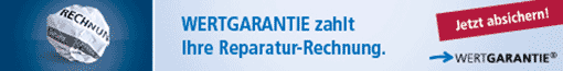 WERTGARANTIE Banner